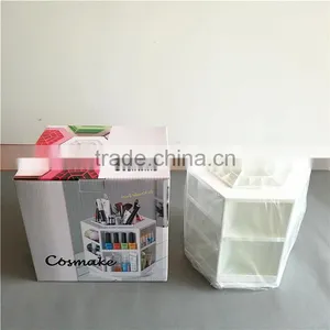 360 Degree Rotating Fashion Cosmetic Storage Organizer thumbnail-1