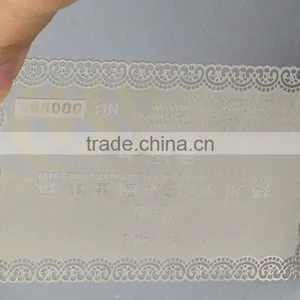 Cheap Price Carved Cut Card Silver Metal Business Card thumbnail-4