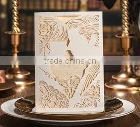 Laser Cut Wedding Invitation Card thumbnail-1