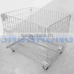 Germany Cargo Iron Stackable Pallets With Wheels Manufacture thumbnail-1