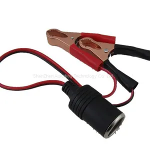 Car OBD2 Emergency Power Supply Connector Memory Saver Cable With Battery Clamp thumbnail-2