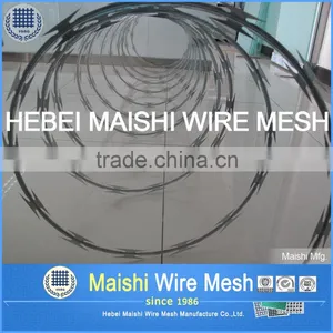 Razor Wire Concertina Wire Topping Security Fence thumbnail-3