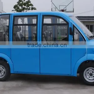 48V 4-5 Seats Electric Golf Cart Tourist Car Passenger Mini Car With Doors thumbnail-4