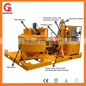 GGP400/700/100 Full Hydraulic Drive Dam Foundations Bentonite Grout Plant thumbnail-1
