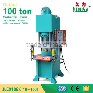 Hot Sale JLUY Made Automatic and Manual Hydraulic 100 Ton Capacity Power Press thumbnail-1