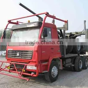 HOWO Log Trucks With Loaders for Sale thumbnail-1