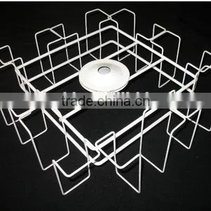 Supermarke Floor-standing 4 Tier Metal CD Display Rack thumbnail-3