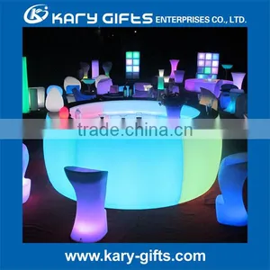 Outdoor Decorative Bar Counters Flashing Tables Plastic LED Light Bar Counter thumbnail-3