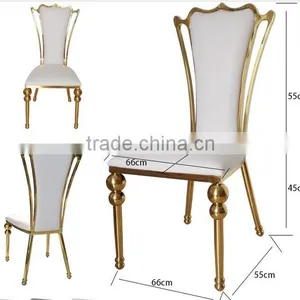 B353 Gold Metal Banquet Chair thumbnail-1