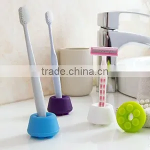 CY180 Multi-purpose Sucker Cute Toothbrush Holder thumbnail-1