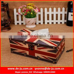England Flag Printing Fancy Tissue Box thumbnail-1