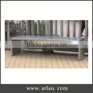 Arlau Cast Aluminum Outdoor Patio Furniture,Custom Cast Iron Bench Ends,Perforated Metal Mesh thumbnail-2