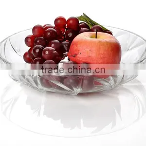 2016 ZIBO Dinnerware 6" Clear Glass Salad Plate thumbnail-1