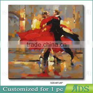 Wholesale Romantic Lovers Oil Painting thumbnail-2