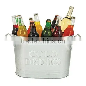Wine Cooler Metal Large Belvedere Ice Bucket thumbnail-4