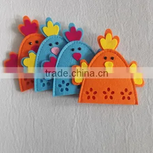 Amazon Best Kid Gift 4 Pcs Felt Easter Egg Holder Easter Egg Cover for Decoration thumbnail-1