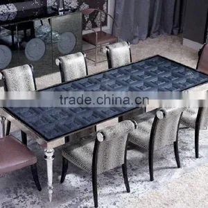 Classic Royal European Contemporary Style Pure Black Office Table Set With Bookcase BF11-01234c thumbnail-4