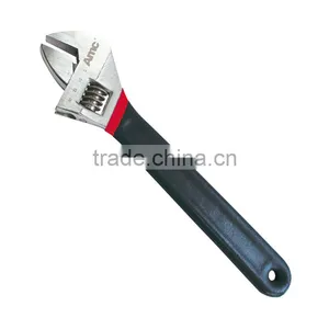 Adjustable Wrench Double Colour Dipped Handle(17004 Wrench,adjustable Wrench,hand Tool) thumbnail-1