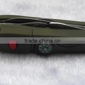 Multifunction Outdoor Pocket Survival Tool With Knife &LED &Compass thumbnail-2