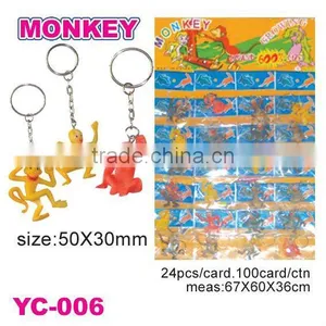 Sell Promotional Soft PVC Monkey Key Chain thumbnail-1