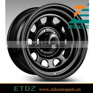 15x8 D Hole D Window Steel Wheels for 4x4, SUV & Trailers thumbnail-1