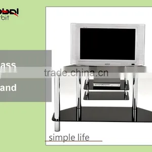 Sale Furniture Storage Shelf Rack Glass TV Table Stand Furniture thumbnail-2
