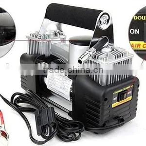 S20205 New 12V Double-Cylinder Car Inflatable Pump Air Compressor Tire Inflators Tool thumbnail-2