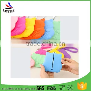 Fashion Silicone Coin Wallet Purse,cute Silicone Card Case/lovely Silicon Key Bag for Promotions thumbnail-4