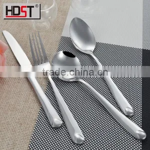 Restaurant Dinnerware; Stainless Steel Water Drop Handle Cutlery Sets;steak Knife,dinner Fork,dinner Spoon Set thumbnail-1
