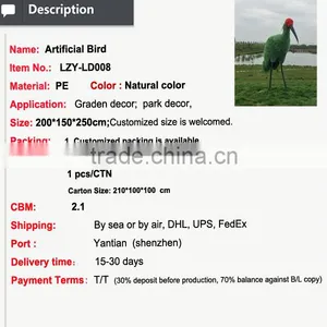 Artificial Outdoor Milan Grass Topiary Animal Shape for Garden Decor thumbnail-2