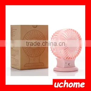 UCHOME Mini Rechargeable Electric Mini Micro Usb Air Cooling Usb Fan With Battery, Mini Cute Fan thumbnail-6