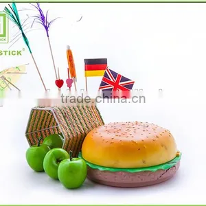 Holiday Chocolate Cake Decoration Toppers Christmas Cupcake Picks In CMYK Colors thumbnail-2