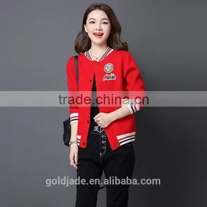New Fashional Wholesale Blank Softshell Ski Jacket Womens Cotton Baseball Jacket thumbnail-4