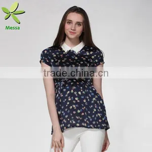 High Quality Fashion Design Sequence Saree Blouse Design for Pregnant Women thumbnail-1