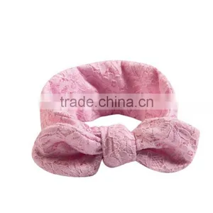 Wholesale 2016 New Fashion Baby Girls Lace Bow Headband Baby Hair Band thumbnail-3