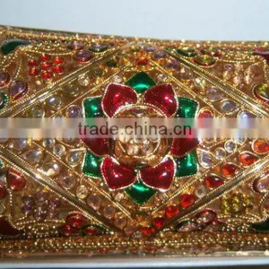 Broad Cuff Bracelet Polki BANGLE thumbnail-1