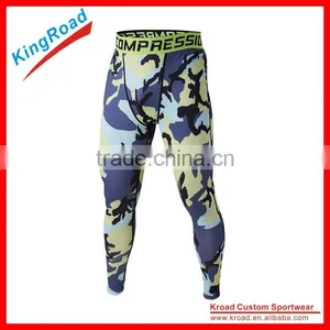 Summer Mens Compression Training Pants/ Breathable Quick Dry Stretch Leggings/ Basketball Fitness Sports thumbnail-1