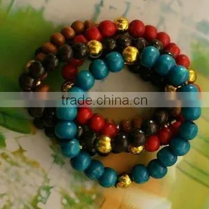 Fashion Wood Bead Bracelet, Custom Jewelry, Simple Jewelry thumbnail-1