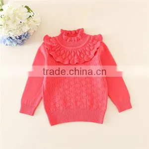Knitting Pure Plain Colors Kid Sweater In-stock Sweater Fabric Sweater for Babies/tollderls/infants thumbnail-6