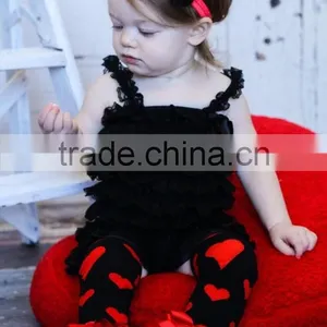 Wholesale Cute Valentine's Day Hearts Knitted Leg Warmers 100% Cotton Baby Leg Warmers thumbnail-2