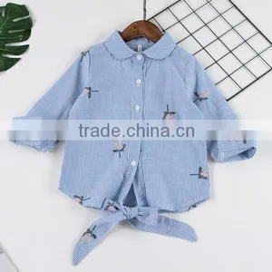 Zm35742a Latest Fashion Long Sleeve Design Blouse Korean New Model Shirts thumbnail-2