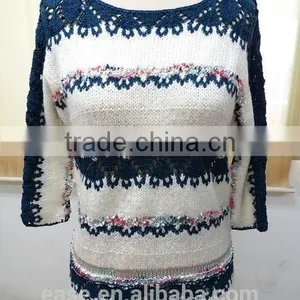 Made in China Cashmere Sweater Plain Men's O Neck Long Sleeve Tops thumbnail-1