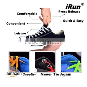 Amazing Extension and Hardly Pop Out Never Need Tie Shoelaces Replacement for Adults Kids Athletes Seniors Handicapped - White thumbnail-2