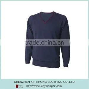 Wholesale Custom Pullover Raglan Long Sleeve Men Golf Knitwear Manufacturer thumbnail-1