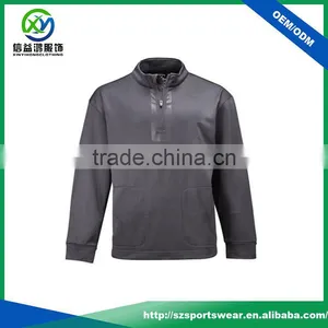 Custom Brand Quality Fashion Men's 1/4 Zip Dry Fit Sport Pullover, Golf Pullover thumbnail-1