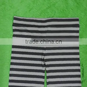 Womans Yoga Pants Stripe Ruffle Pants Loose Cotton Trousers thumbnail-4