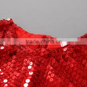 Wholesale Fall New Arrival Sequined Sleeveless Baby Girl Christmas Princess Dress thumbnail-5