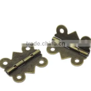 Antique Bronze 4 Holes Door Butt Hinges (rotated From 90 Degrees to 210 Degrees ) 20mmx24mm thumbnail-1