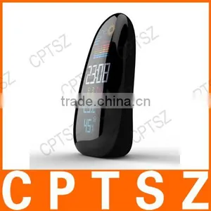 YGH-392 LED Color Display Cobblestone Indoor and Outdoor Temperature and Humidity Weather Clock Bell thumbnail-3