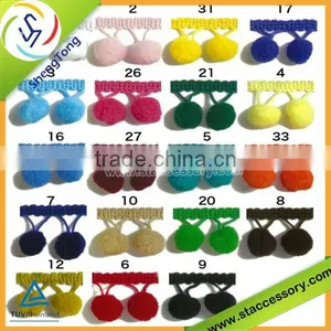 High Quality Pom Pom Lace/pom Pom Trim/yarn Pom Poms thumbnail-1